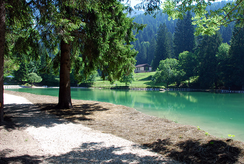 Il laghetto Welsperg Parco Naturale Paneveggio Pale di San Martino