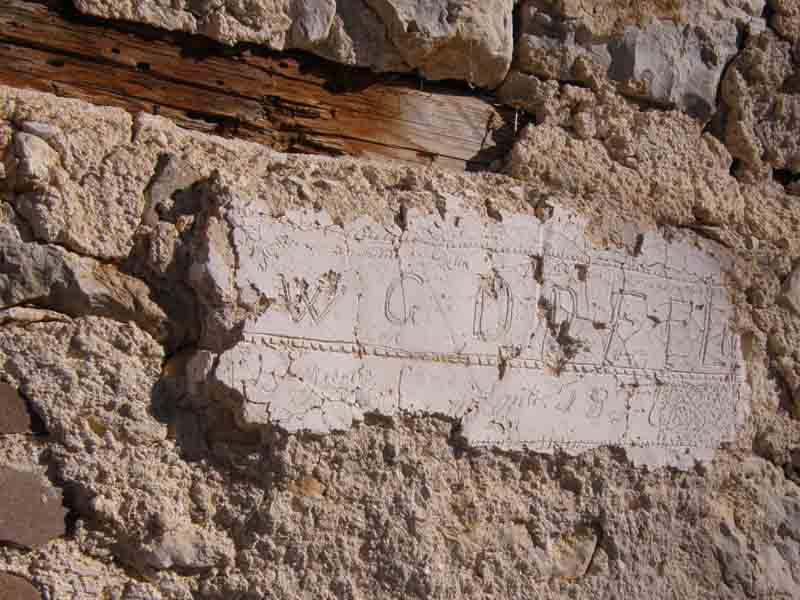 Scritta su parete a Tambarìl